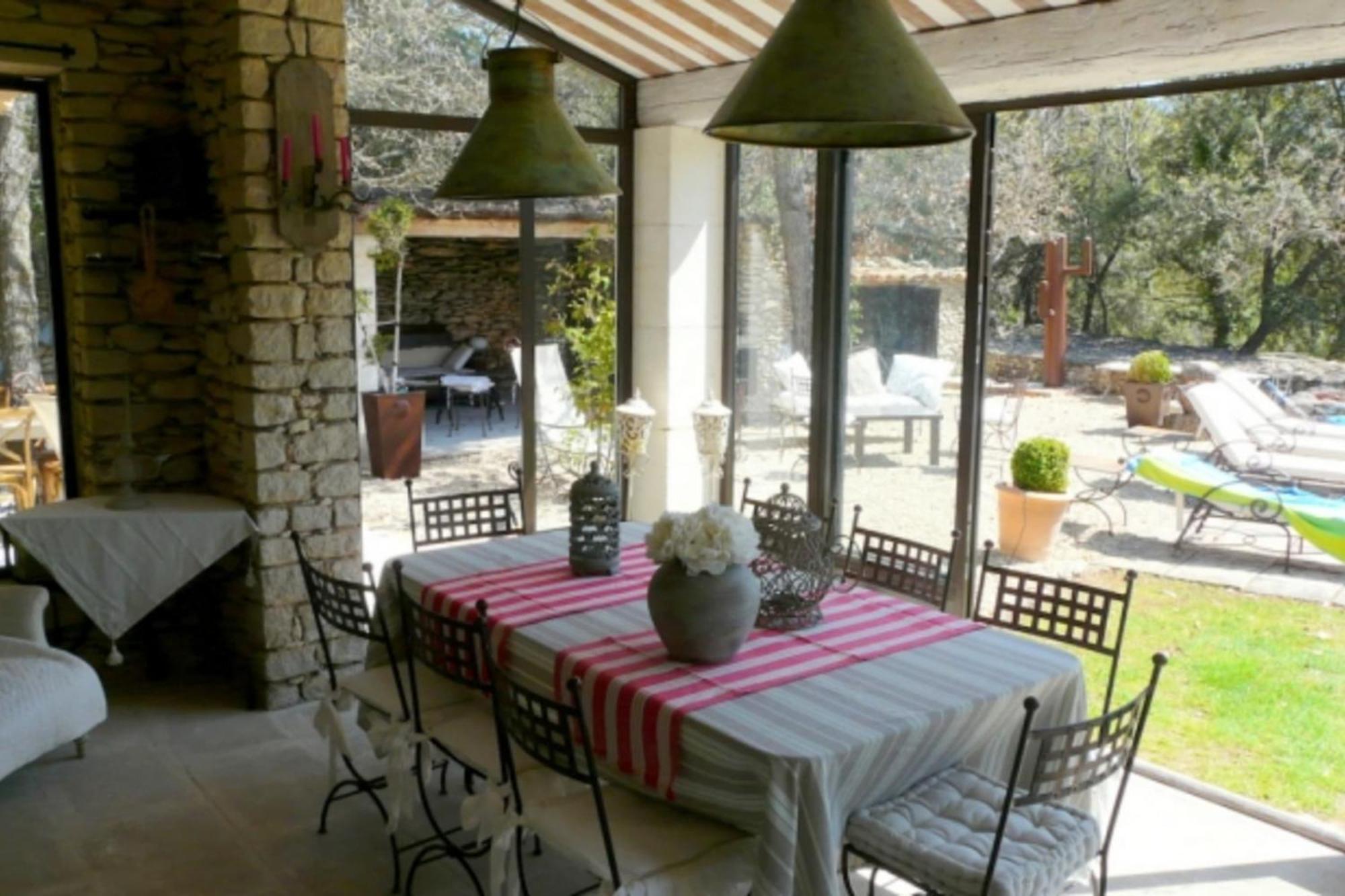 Beautiful Provencal Villa With Pool And Jacuzzi Lacoste  Esterno foto
