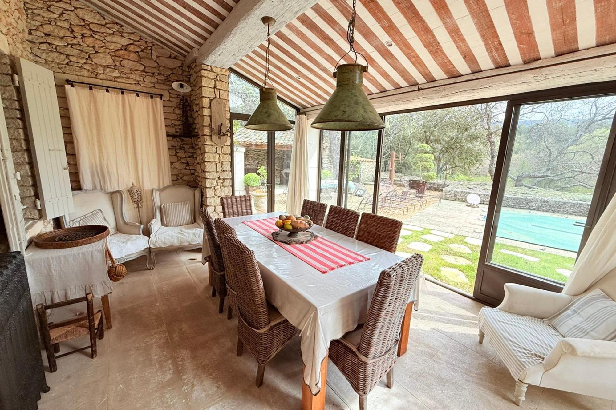 Beautiful Provencal Villa With Pool And Jacuzzi Lacoste  Esterno foto